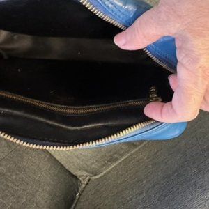 Louis Vuitton LV Logo Trocadero 24 Shoulder Epi Leather Blue